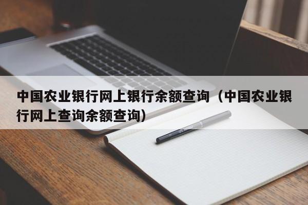 中国农业银行网上银行余额查询（中国农业银行网上查询余额查询）