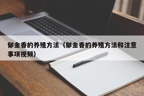 郁金香的养殖方法（郁金香的养殖方法和注意事项视频）