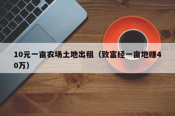 10元一亩农场土地出租（致富经一亩地赚40万）