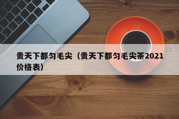 贵天下都匀毛尖（贵天下都匀毛尖茶2021价格表）